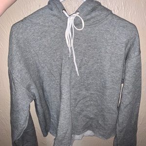 Crop hoodie.